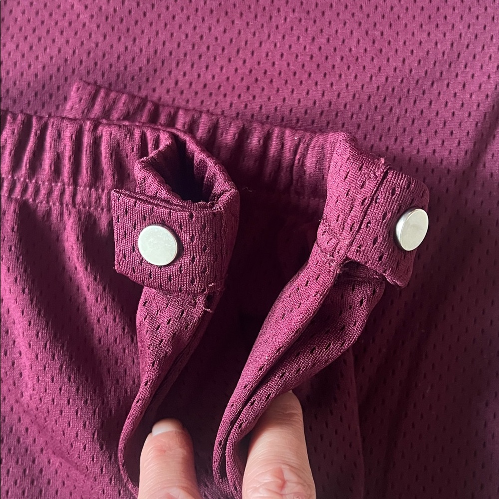 Bristol Studio Maroon Basketball Warmup Pants - Picture 4 of 7